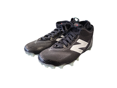 Used New Balance LAX Cleats Mens Black Senior 5 11450-S000518936