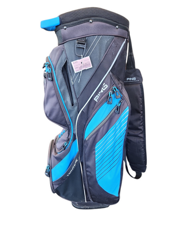 Used Ping CART BAG Mens Cart Bag Black 11450-S000518899