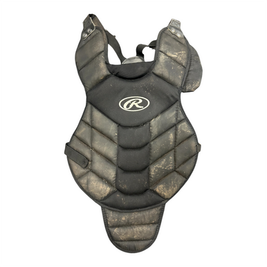 Used Rawlings Catchers Chest Protector Black Youth 11450-S000517336
