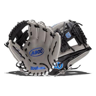 Used Wilson A900 BB/SB Glove RH Throw Grey 11 1/4" 11450-S000516391