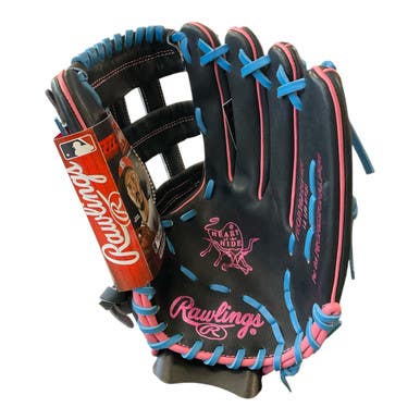 Used Rawlings HEART OF THE HIDE BB/SB Glove RH Throw Black 12 1/2" 11450-S000510514