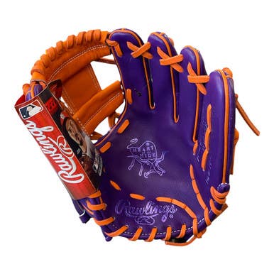 Used Rawlings HEART OF THE HIDE BB/SB Glove RH Throw Purple 11 1/2" 11450-S000510508