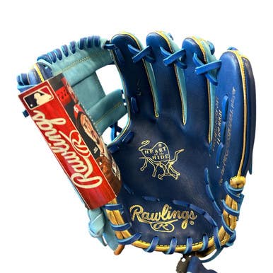 Used Rawlings HEART OF THE HIDE BB/SB Glove RH Throw Royal Blue 11 1/4" 11450-S000510509