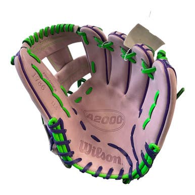 Used Wilson A2000 1786 BB/SB Glove RH Throw Pink 11 1/2" 11450-S000505158