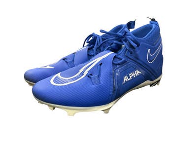 Used Nike Alpha Menace Pro 3 FB Cleats Royal Blue Senior 14 11450-S000505139