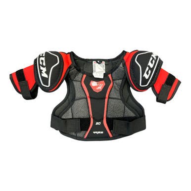Used CCM RBZ 90 Youth Shoulder Pads Black And Red MD 11450-S000519467