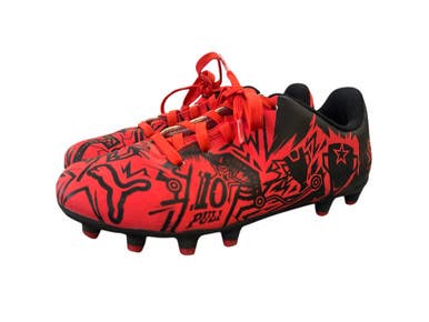 Used Puma PULISIC FG AG Soccer Cleats White Youth 13.0 11450-S000519323