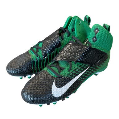 Used Nike STRIKE PRO HIGH TOPS Adult FB Cleats Green Senior 9 11450-S000518080