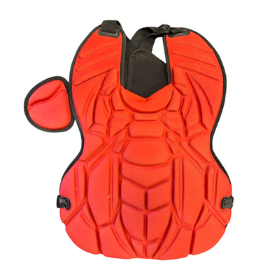 Used CHEST PROTECTOR Catchers Chest Protector Red Junior 11450-S000517995