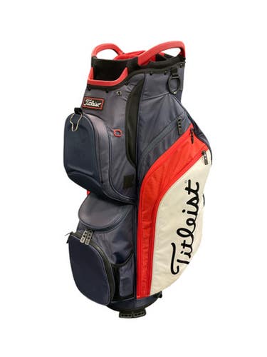 Used Titleist CART 15 Mens Cart Bag Navy Blue 11450-S000515383