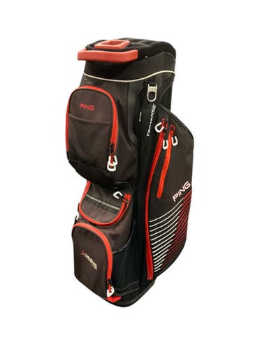 Used Ping TRAVERSE Mens Cart Bag Black 11450-S000515388
