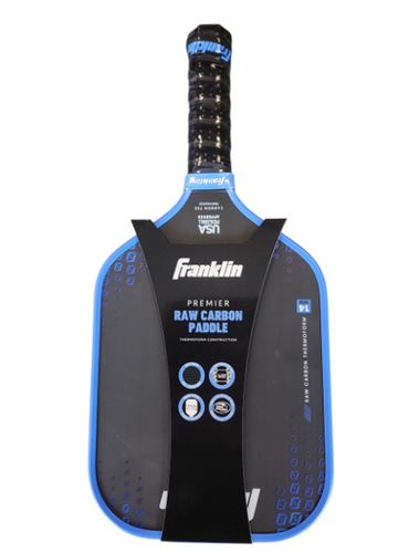 Used Franklin RAW CARBON PADDLE Pickleball Racquet Black 11450-S000515379