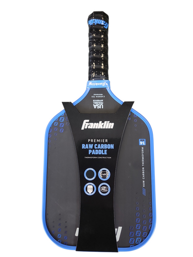 Used Franklin RAW CARBON PADDLE Pickleball Racquet Black 11450-S000515363