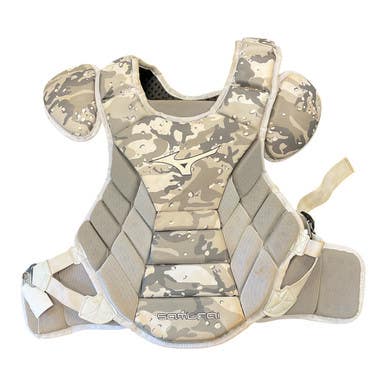 Used Mizuno SAMURAI CP Catchers Chest Protector Grey Adult 11450-S000515285