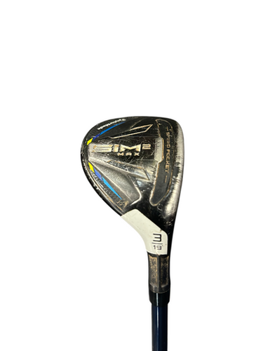 Used Taylormade SIM2 MAX Mens Hybrid Club RH 3 Hybrid 11450-S000514998