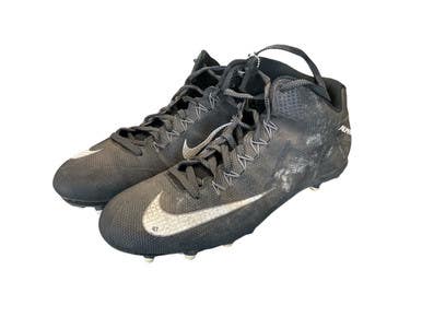 Used Nike NIKESKIN ALPHA Adult FB Cleats Black Senior 13.5 11450-S000514947
