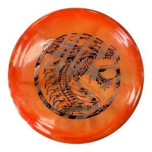 Used Discraft Z SWIRL SCORCH Disc Golf Driver Orange 174g 11450-S000514827