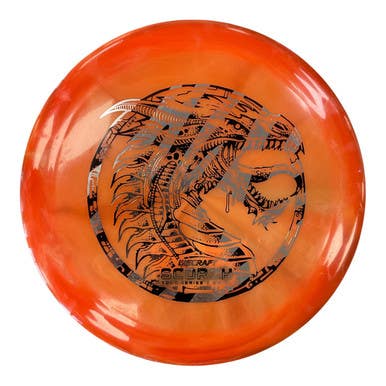 Used Discraft Z SWIRL SCORCH Disc Golf Driver Orange 174g 11450-S000514827