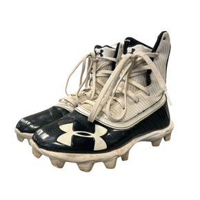 Used Under Armour Highlight RM Jr FB Cleats White And Black Junior 04 11450-S000513623