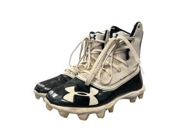 Used Under Armour Highlight RM Jr FB Cleats White And Black Junior 04 11450-S000513623