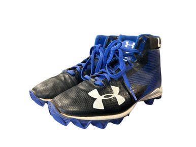 Used Under Armour Hammer Mid RM Jr FB Cleats Royal Blue Junior 05.5 11450-S000513614