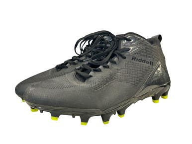 Used Riddell Field Demon FB Cleats Black Senior 13 11450-S000513555