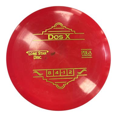 Used Lone Star Disc DOS X Disc Golf Driver Red 11450-S000513504