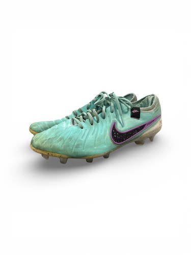 Used Nike TIEMPO LEGEND 10 Soccer Cleats Turquoise Senior 9.5 11450-S000511855