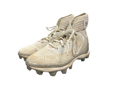 Used Under Armour Highlight Franchise FB Cleats White Junior 05.5 11450-S000512367