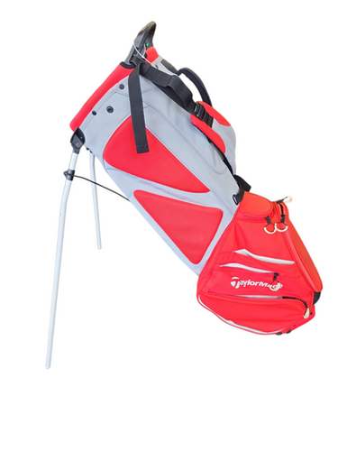 Used Taylormade FLEXTECH Mens Stand Bag Red 11450-S000509461