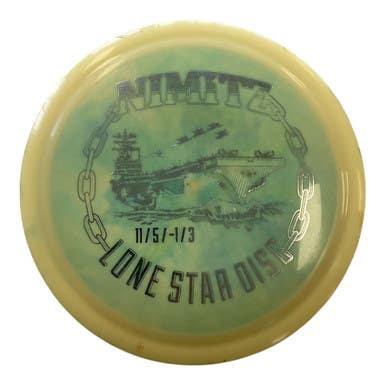 Used Lone Star Disc NIMITZ Disc Golf Driver Yellow 175g 11450-S000506536
