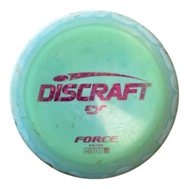 Used Discraft ESP FORCE Disc Golf Driver Green 11450-S000505758