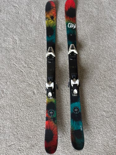 Unisex K2 Missy 129 cm All Mountain Skis With Bindings Max Din 10 (Used)
