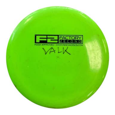 Used Innova F2 STAR VALKYRIE Disc Golf Driver Green 166g 11450-S000513371