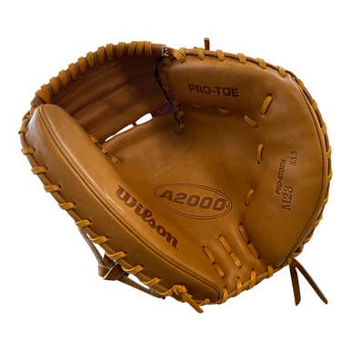 Used Wilson A2000 M23 CM BB/SB Catchers RH Throw Tan 33 1/2" 11450-S000508496