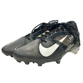 Used Nike Alpha Menace 4 Pro FB Cleats Black Senior 12 11450-S000504308
