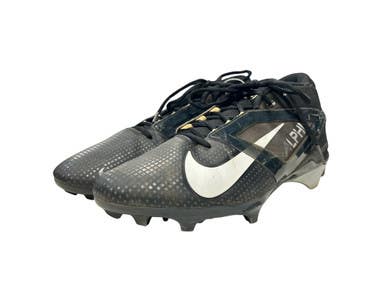 Used Nike Alpha Menace 4 Pro FB Cleats Black Senior 12 11450-S000504308