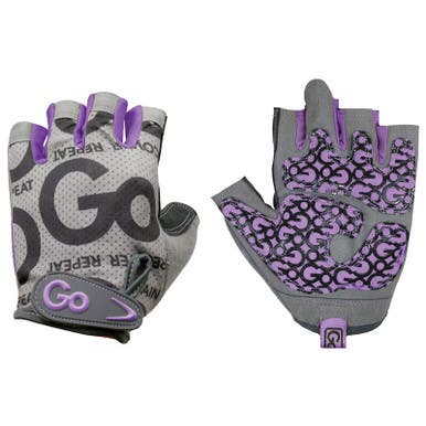 New GoFit GoGrip Womens Purple Training Gloves SML 11450-GFTGFWGTCSPPL