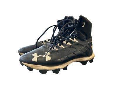 Used Under Armour HIGHLIGHT RM Jr FB Cleats Black Junior 05 11450-S000519516