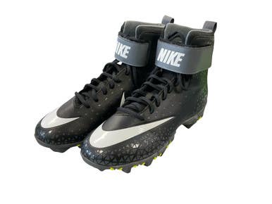 Used Nike FORCE SAVAGE SHARK Adult FB Cleats Black Senior 7.5 11450-S000519267