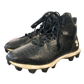 Used Under Armour HAMMER MID RM Jr FB Cleats Black Junior 02 11450-S000519255