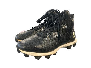 Used Under Armour HAMMER MID RM Jr FB Cleats Black Junior 02 11450-S000519255
