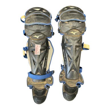 Used Mizuno SAMURAI SHIN GUARD Catchers Leg Guards Black Youth 11450-S000519240