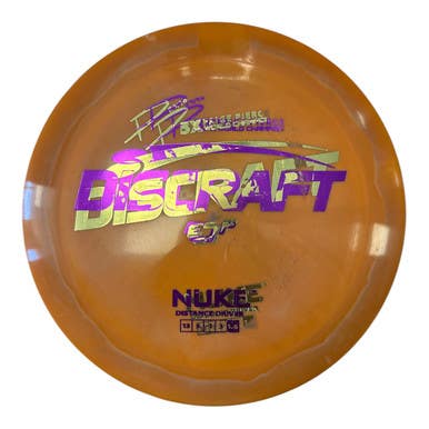 Used Discraft ESP NUKE Disc Golf Driver Orange 175g 11450-S000518502