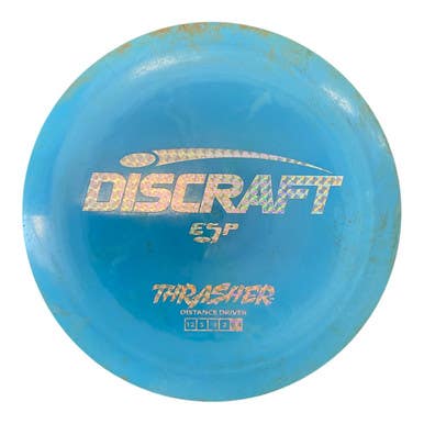 Used Discraft ESP THRASHER Disc Golf Driver Royal Blue 171g 11450-S000517474