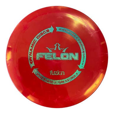 Used Dynamic Discs BIOFUZION FELON Disc Golf Driver Red 175g 11450-S000517454