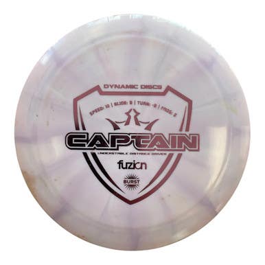 Used Dynamic Discs FUZION BURST CAPTAIN Disc Golf Driver Pink 168g 11450-S000517453