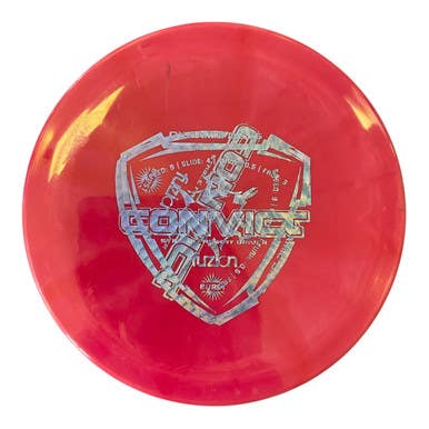 Used Dynamic Discs FUZION BURST CONVICT Disc Golf Driver Red 173g 11450-S000517447