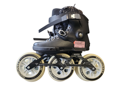 Used NEXT POWERSLIDE SKATES 10.5-11 Racing Inline Skates Black Senior 10.5 11450-S000517403