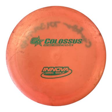 Used Innova GSTAR COLOSSUS Disc Golf Driver Orange 170g 11450-S000517375